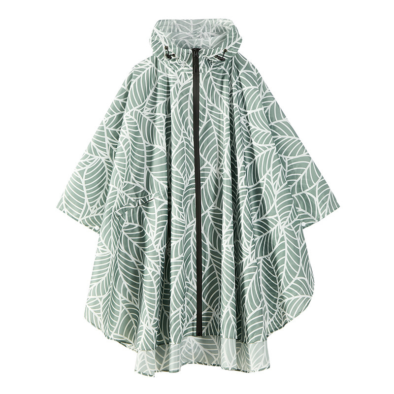花柄屋外マントレインコート登山レインコート徒歩自転車防雨防水服|undefined