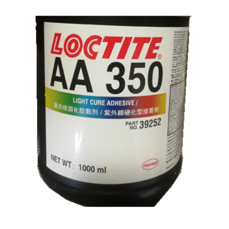 乐泰紫外线固化UV胶350 中等粘度 低强度光固化胶 批发零售