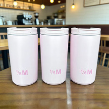 跨境高颜值咖啡杯304不锈钢真空保温杯沙特网红水杯牛奶杯子批发