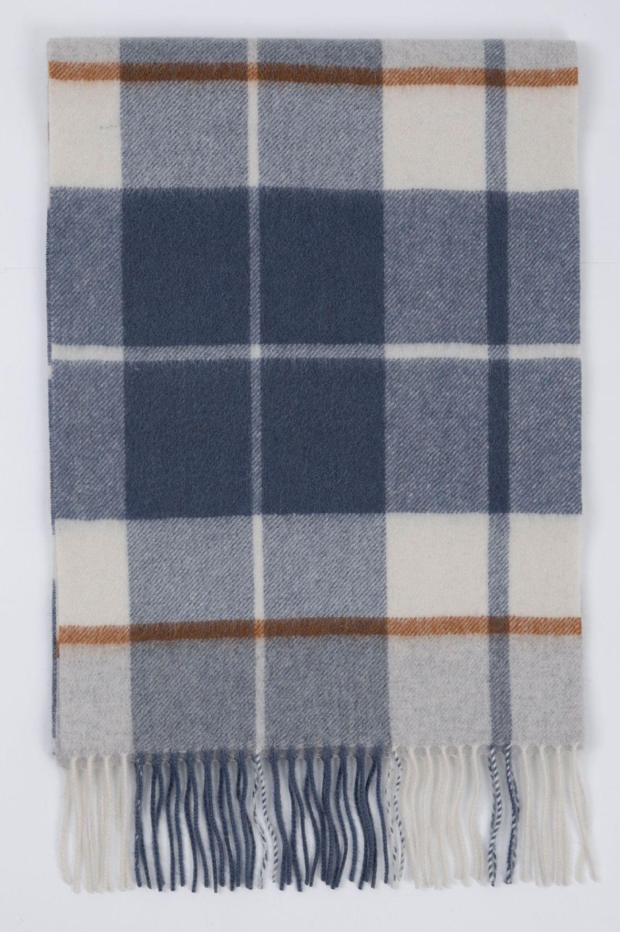 Mongolia interior puro cachemir lana de lana teñida en hilo a cuadros ondas de agua otoño e invierno bufanda para hombres y mujeres