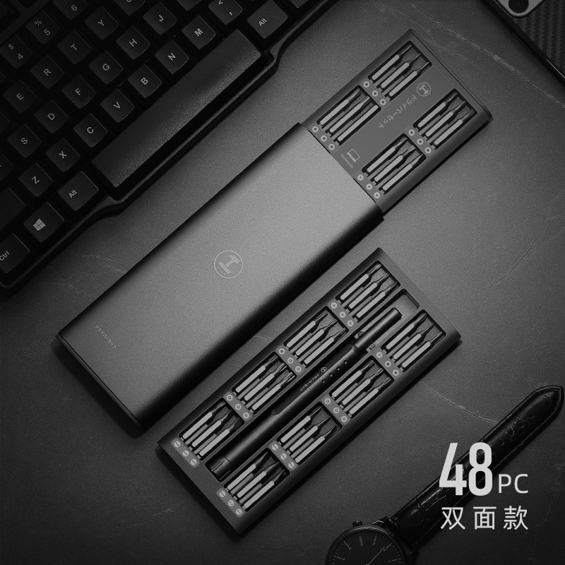 Lvlin destornillador eléctrico conjunto de teléfono móvil doméstico computadora portátil desmontaje herramienta de mantenimiento de limpieza de cenizas pequeño lote de tornillo image 10
