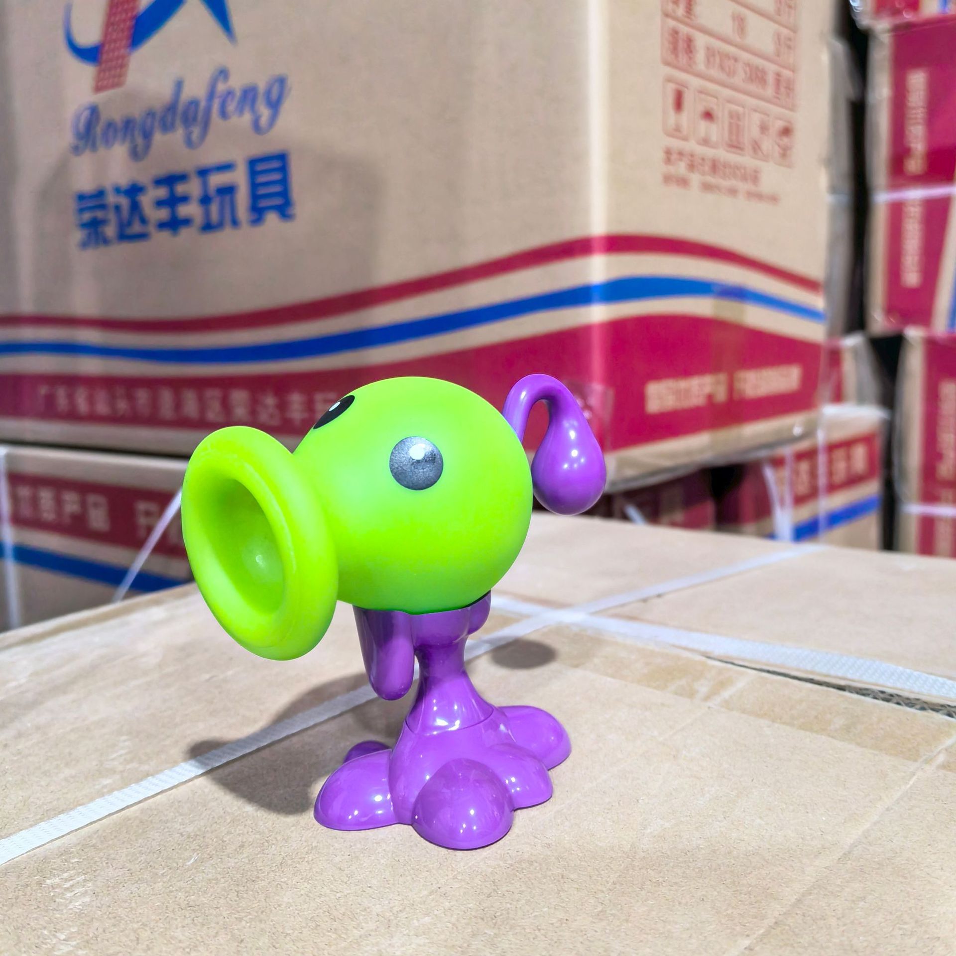 Plants vs. Zombies mecánicos genuinos a granel Gatling Pea Shooter catapulta vinilo juguete malvado dragón pequeño fantasma