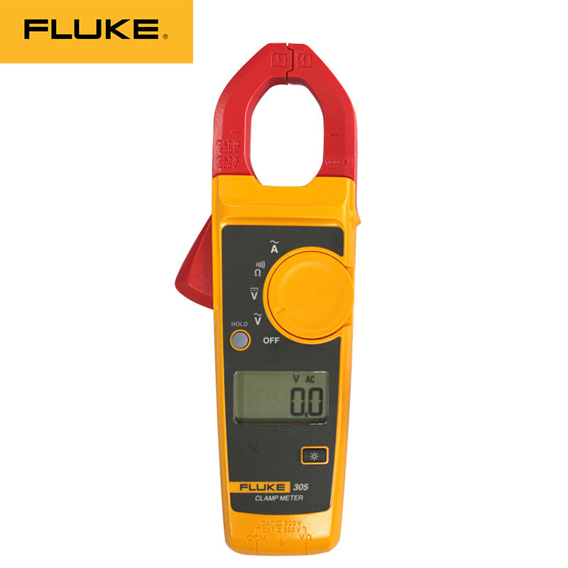 FLUKE福禄克数字钳形万用表F302+/F303/F305原装正品钳型表