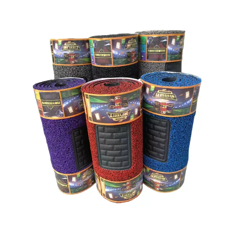 加厚加密丝圈脚垫汽车通用脚垫套装卷材地毯车用垫子防滑耐脏主驾