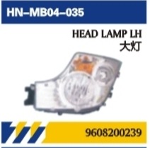 PARA Mercedes-Benz Truck Headlight Assembly Repair Parts MP4 Actros Apariencia Kit de reparación dañado Piezas de cuerpo