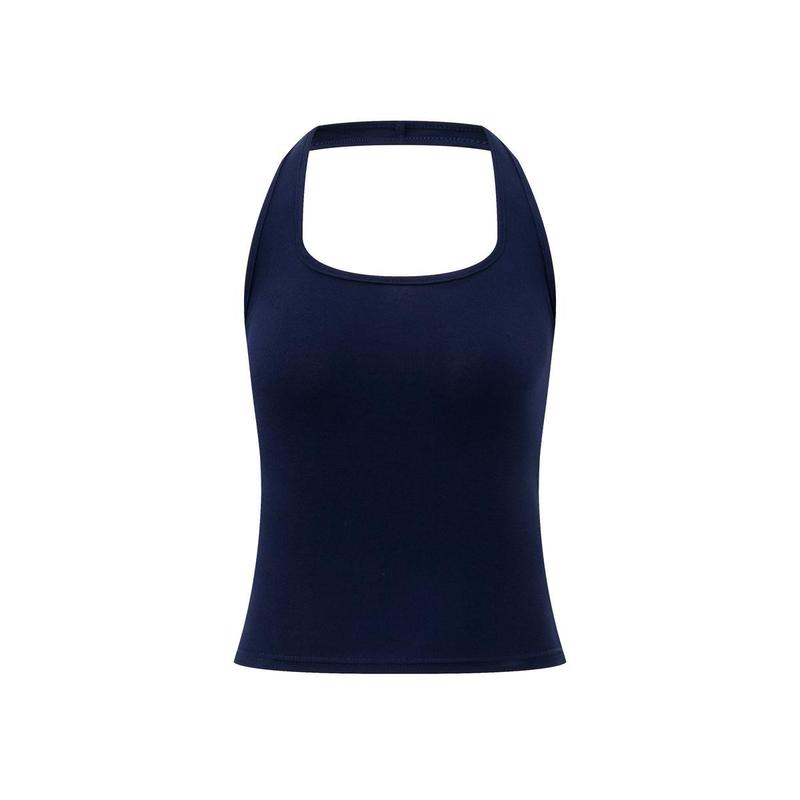 9色入荷！ Pure Desire Hot Girl レッド ホルターネック ベスト レディース 夏 スリムフィット ショートカラー サスペンダー トップ|undefined