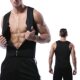 European and American Men's Fitness Bundle Neoprene Sports Sweat Abdominal Body Shaper Zipper Vest Fitness Wear