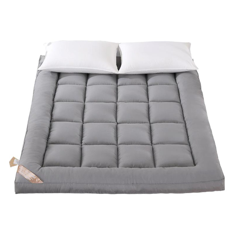 Hotel Nude Sleeping Down Cotton Soft Mattress Thickened 10cm Foldable Non-slip Mattress Mattress Pad Back Student Dormitory