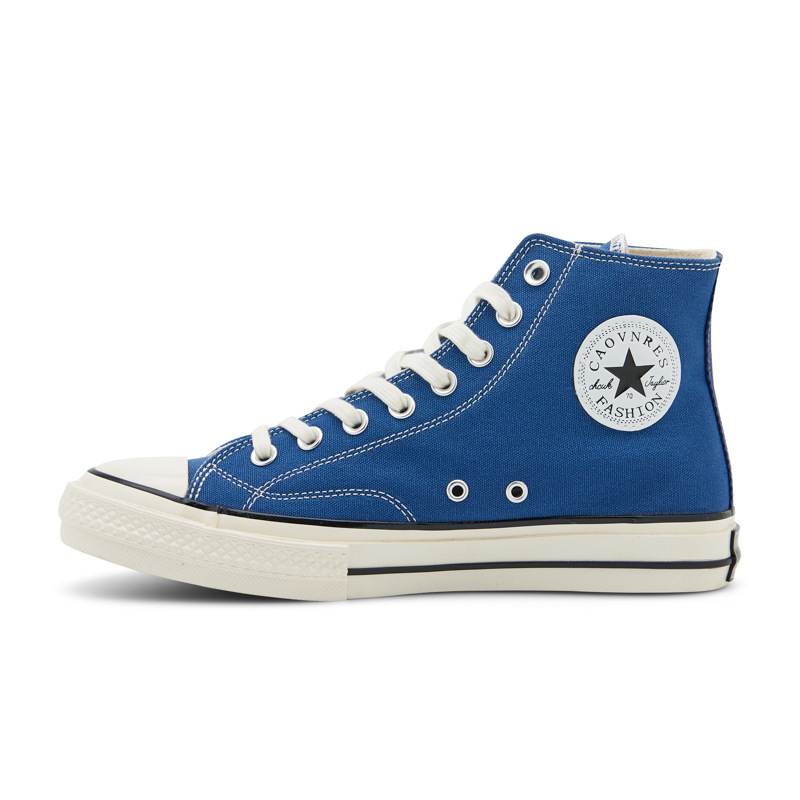 Meiji Conway de los años 1970 zapatos de lona de pareja alta mujer estrella clásica baja zapatos deportivos casuales skate hombre image 22