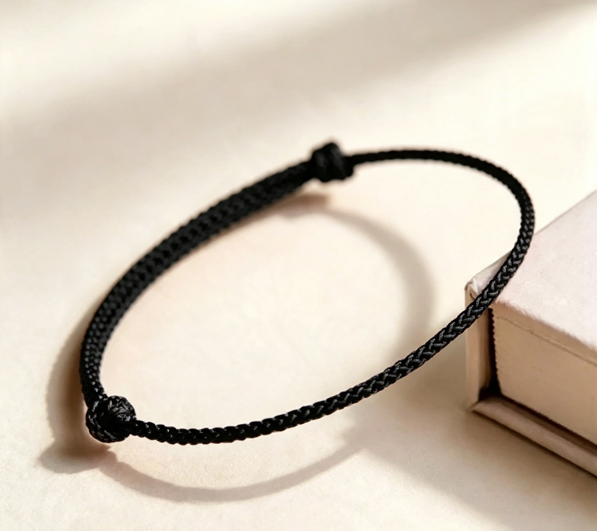 블랙 2.0mm 팔찌 (30CM)