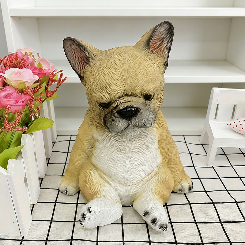 Cross-Border Interesting French Bulldog Garden Statue Resin Ornaments Crafts Home Living Room Decorations Cross-Border Interesting French Bulldog Garden Statue Resin Ornaments Crafts Home Living Room Decorations