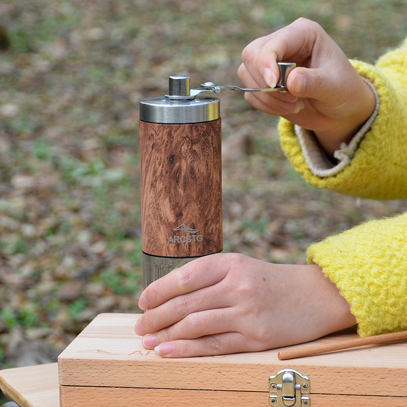 ARCSTG agua Sky Valley molinillo de mano máquina de café manual de manivela hogar molinillo de grano de café pequeño molinillo de frijol Al aire libre