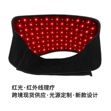 亚马逊LED红光腰带红外热敷光疗腰带理疗灯发热护腰红光理疗腰带
