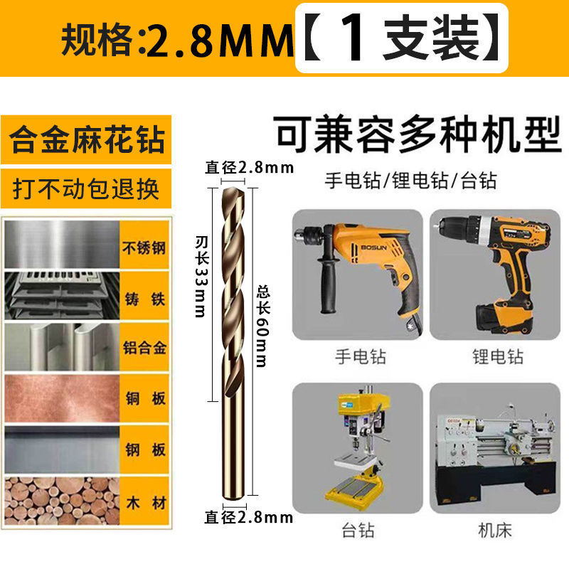 2.8mm [1개 가격] 21개 한정 - 핫 모델 추천 - 점토처럼 철을 깎는다