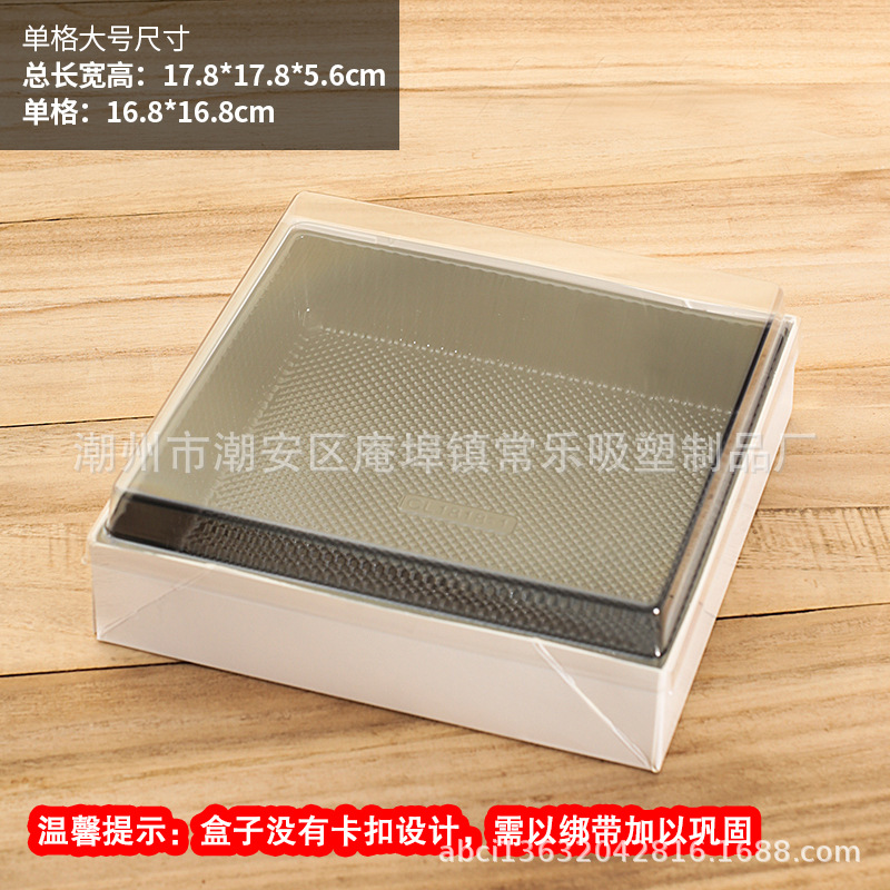 Caja de embalaje de corte de frutas y frutas plegables de una sola caja de plástico de papel antivaho desechable de cuarenta y nueve compartimentación de frutas y verduras con tapa
