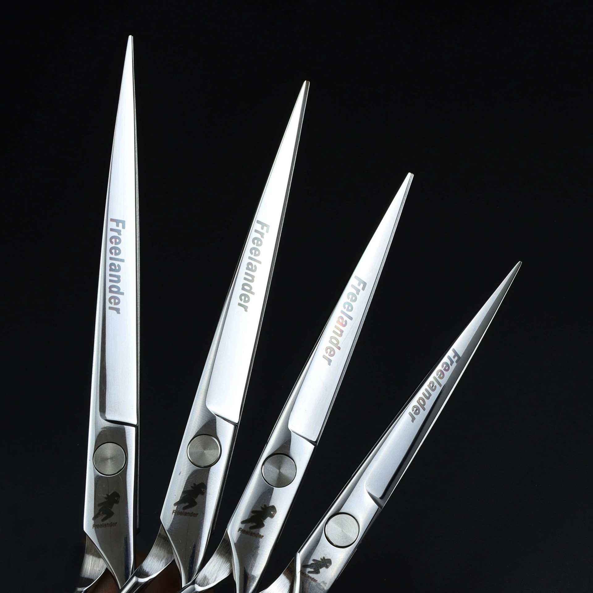 5,5/6,0/6,5/7,0 дюймов индивидуальные Парикмахерские ножницы Freelander Парикмахерские ножницы с острой головкой ножа