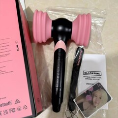 BLACKPINK4五代应援棒灯粉锤粉墨新版送一张锤卡同款