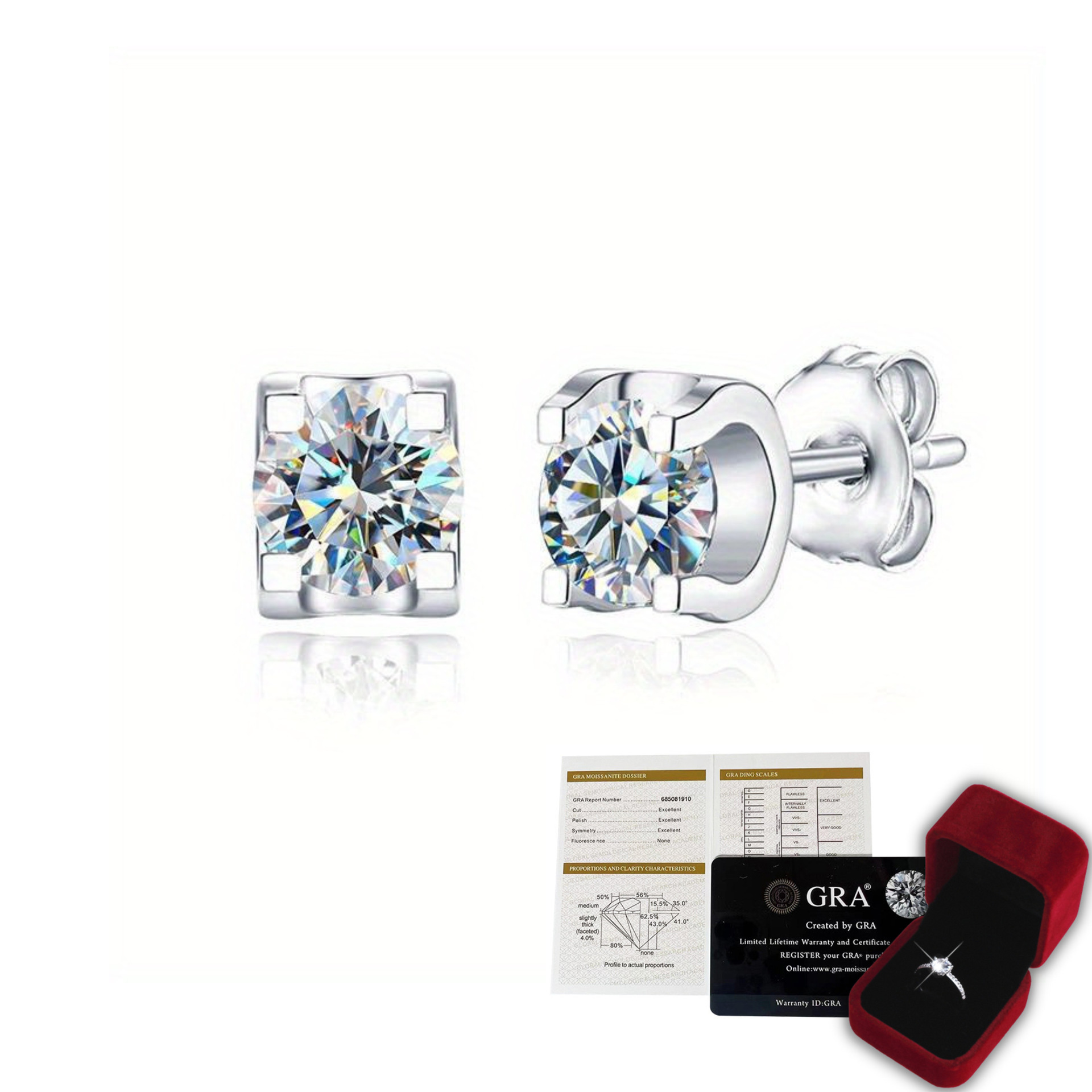 모이사나이트(선물 상자 인증서)