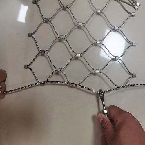 不锈钢绳网防坠护坡网学校商场防坠网不锈钢绳网高空防坠 安全网