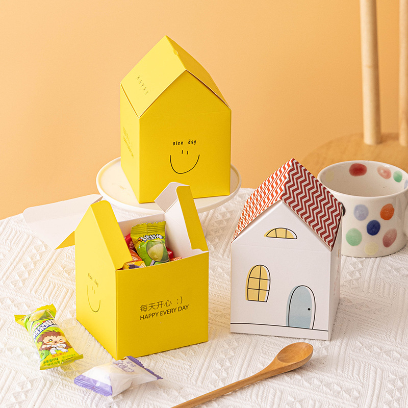 六一儿童节可爱卡通糖果包装盒蔓越莓饼干雪花酥61礼物零食空盒子