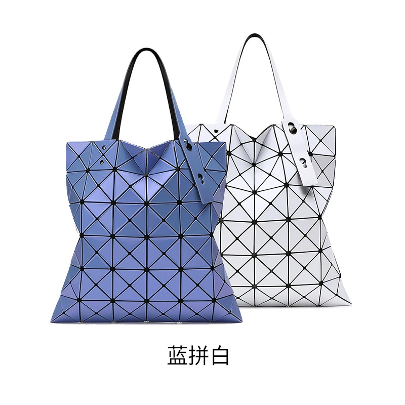 Japanese one-shoulder bag PVC with diamond pattern