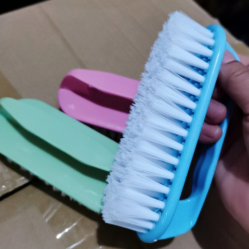 Household multi-functional handle cleaning brush, colored soft bristle laundry brush, shoe brush, basin brush with handle, brush stove