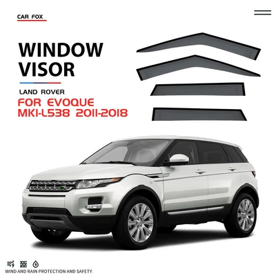 Visor, Rain shield - standard-packaging-without-logo-range-rover-evoque-mk1-l538-2011-2018-plexiglas-no-bright-strips-window-rain-shield