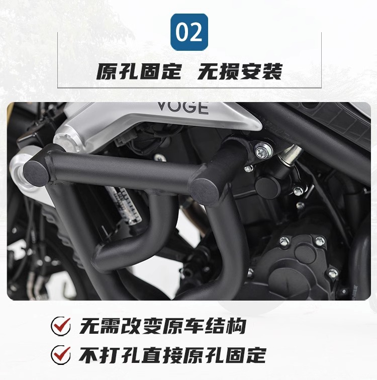 Muscle car Wolf suitable for infinite 500AC bumper bumper anti-fall bumper anti-collision bumper modification parts thick carbon steel