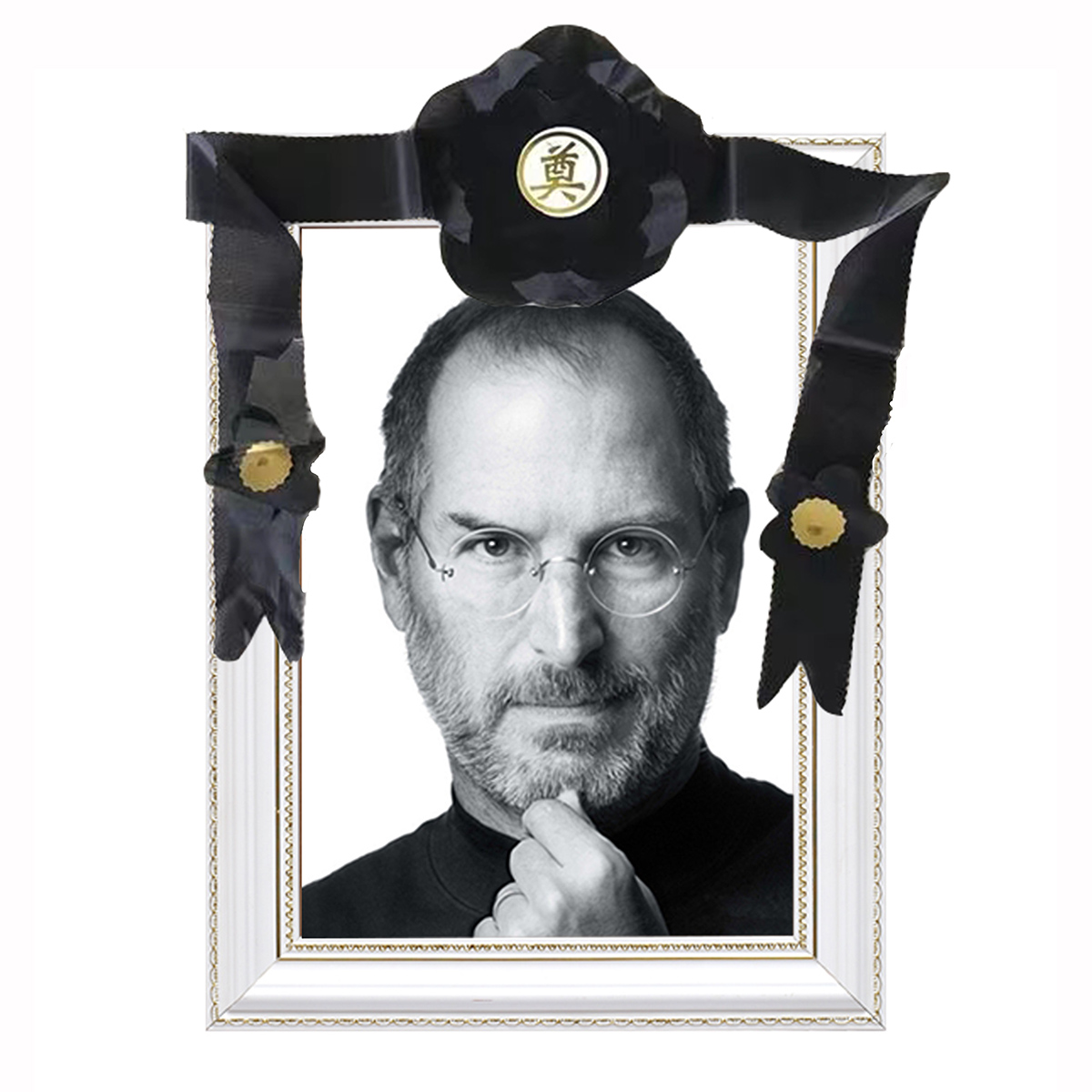 Blanco + flores negras ☆