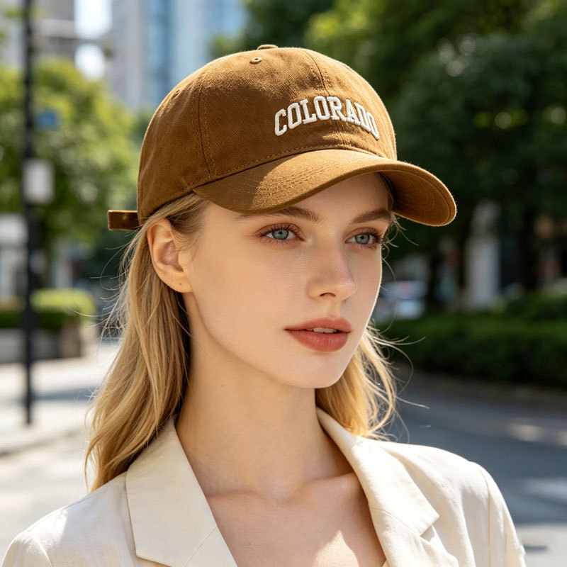 Korean Style Peaked Cap, Deep Top, Large Head Circumference Hat, Women's Spring & Fall Versatile Face-Showing Small Fashionable Wide Brim Plus Size Baseball Cap