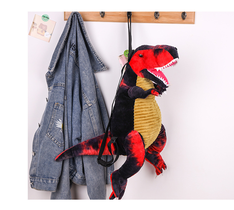 Animal Dinosaurio Calle Mochila Para Niños display picture 2