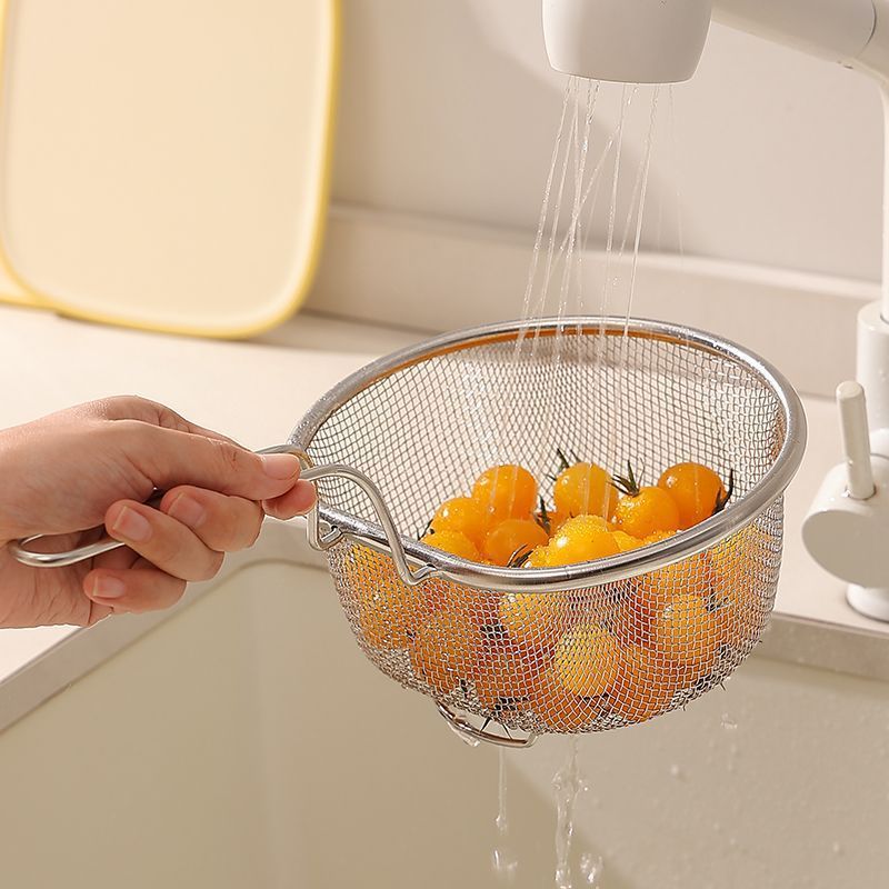 304ステンレス油漏れ濾過網篩超微細油格家庭用煮餃子漏れ網台所油神器すくいスプーン|undefined
