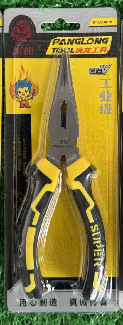 Fabricante de alicates Panglong, alicates de alambre con mango curvo, alicates de punta diagonal, alicates de alambre, alicates de punta de aguja, alicates diagonales, alicates de tornillo de banco