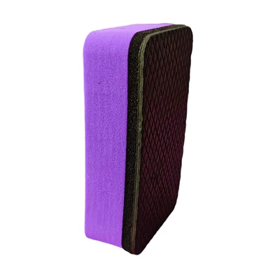 Mud Gloves, Pad Car cleaning tools - vertical-rhombus-square-mud-rub-purple