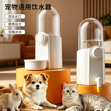兔子仓鼠撞针加大喂水器鸟笼自动大号喂水壶自动出水碗小宠喂食器
