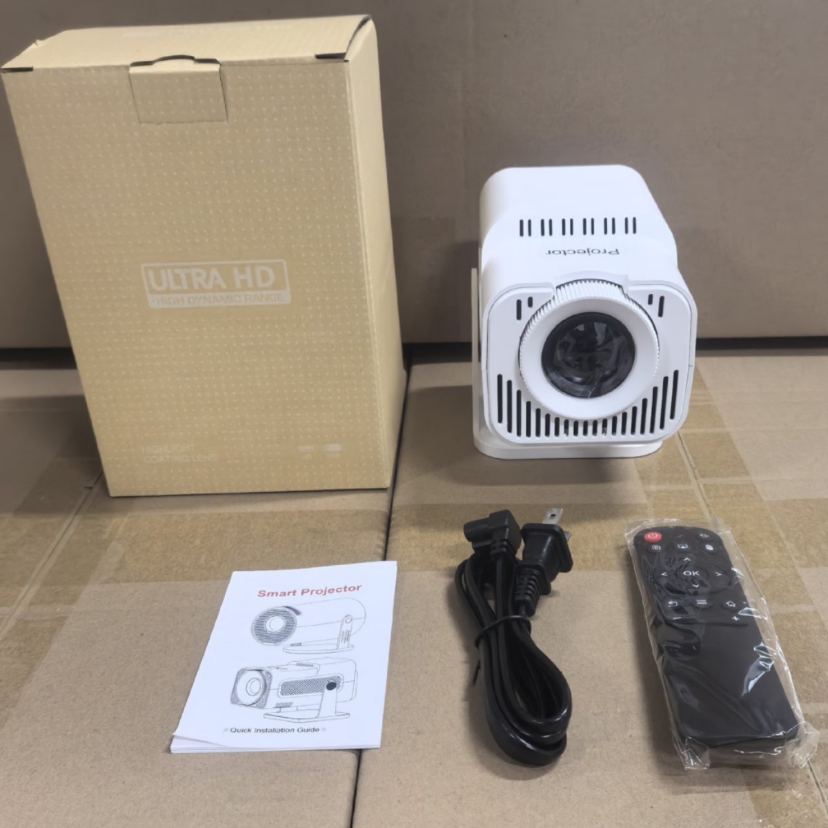 HY300 / HY300pro proyector de cañón inteligente Android 4K pantalla de proyección portátil inalámbrica doméstica Android 13
