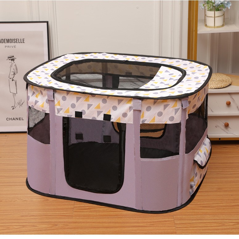 Suministros para mascotas gato nido Villa gato perro jaula al por mayor cerrado mascota valla carpa gran espacio bebé gato sala de parto