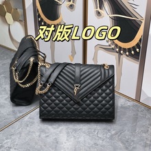 链条菱格腋下单肩包2024新款SaintLaurent&SLP球纹斜挎包女士包