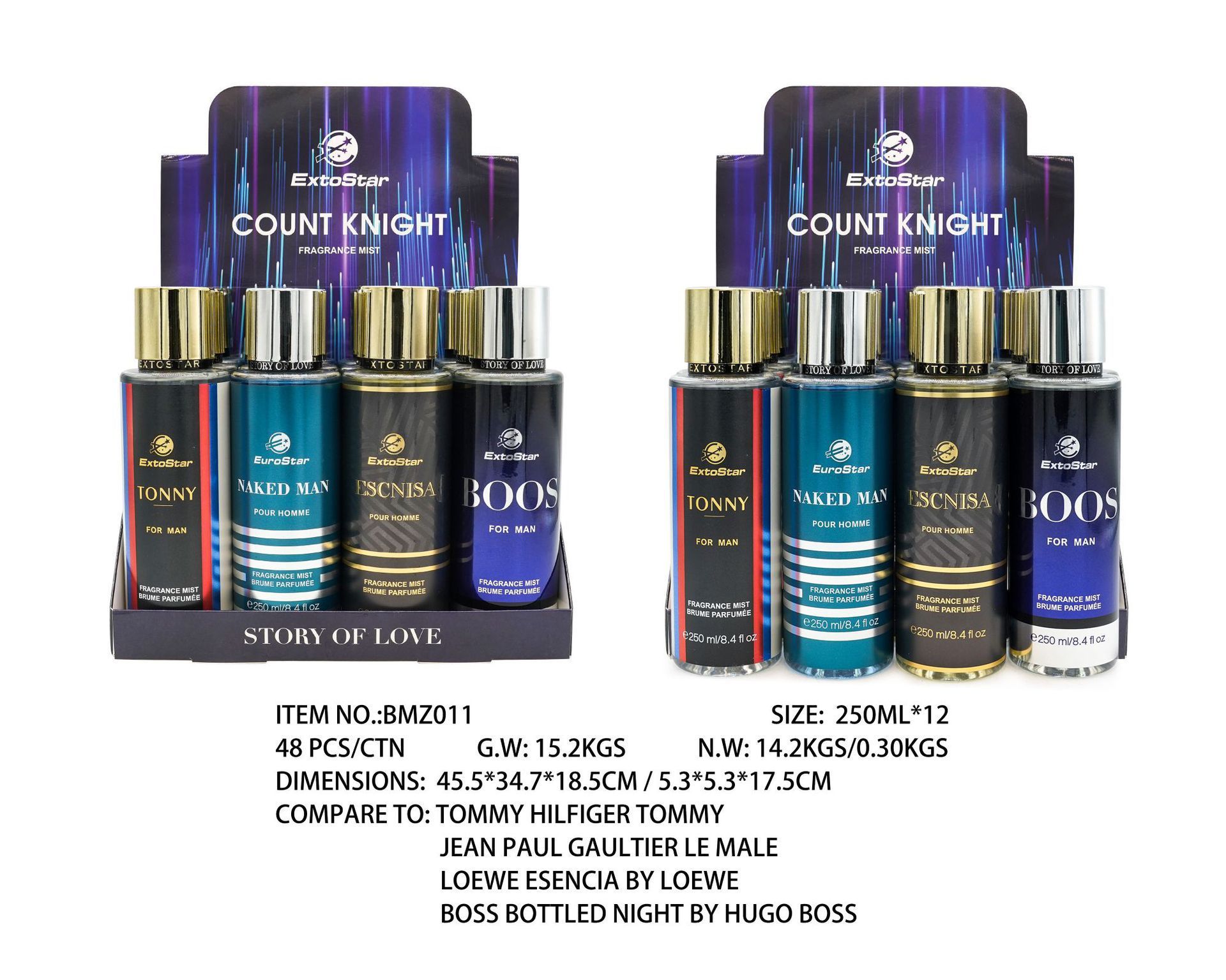 Perfume para mujeres 250ml spray corporal comercio exterior sudeste asiático sudamericano fragrancia para hombres estand paquete de muestra especial image 17