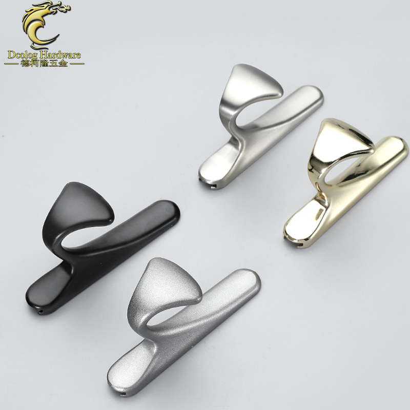 贝嘉特新款创意装饰壁挂钩衣架挂衣钩锌合金简约衣柜玄关衣帽单钩