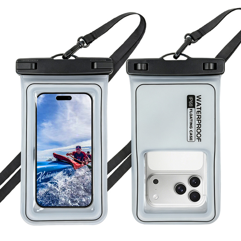 New sponge floating phone waterproof bag, suitable for outdoor rafting, travel, diving, and swimming; touchscreen-compatible phone waterproof case New sponge floating phone waterproof bag, suitable for outdoor rafting, travel, diving, and swimming; touchscreen-compatible phone waterproof case