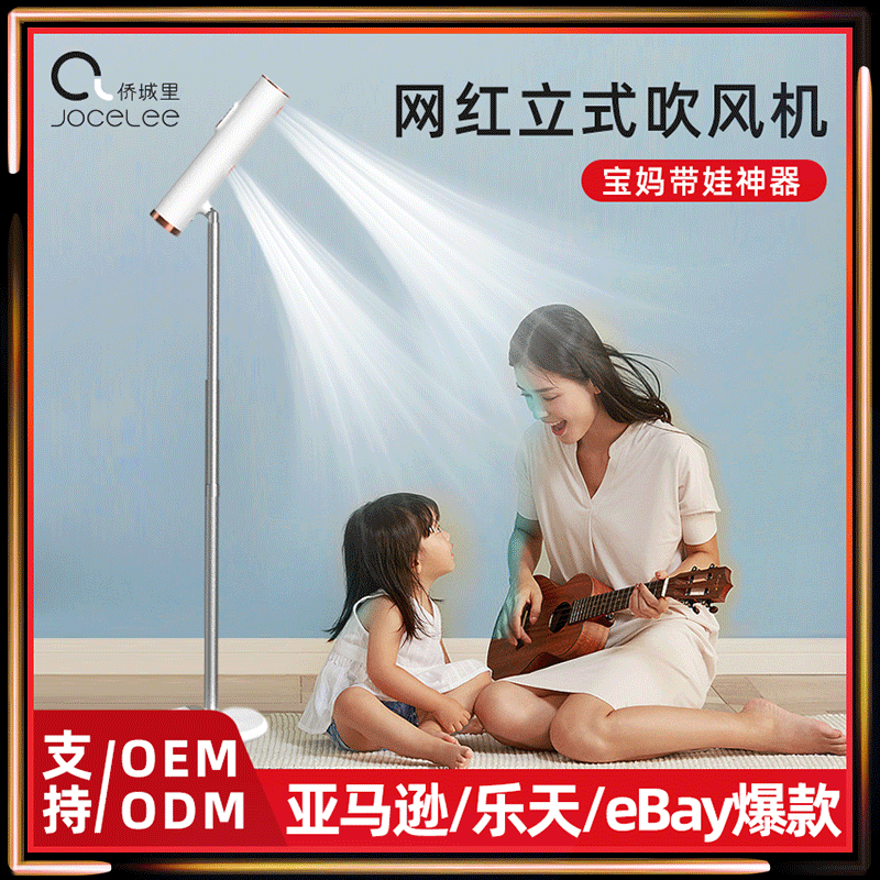 厂家新款立式吹风机家用负离子大功率风筒宿舍懒人伸缩落地电吹风