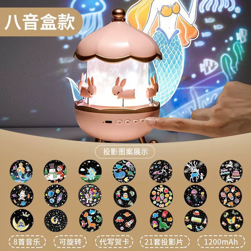 Star projection, projector, night light, lights for children's room