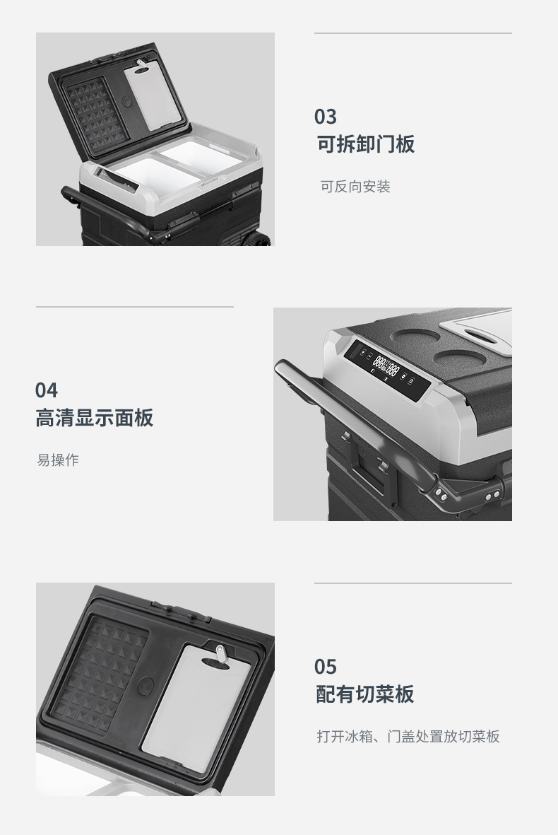 Ice Tiger Compressor Car Refrigerator Car Home Dual-use Refrigeration 12v24v Portable TWW35 Dormitory Small Refrigerator
