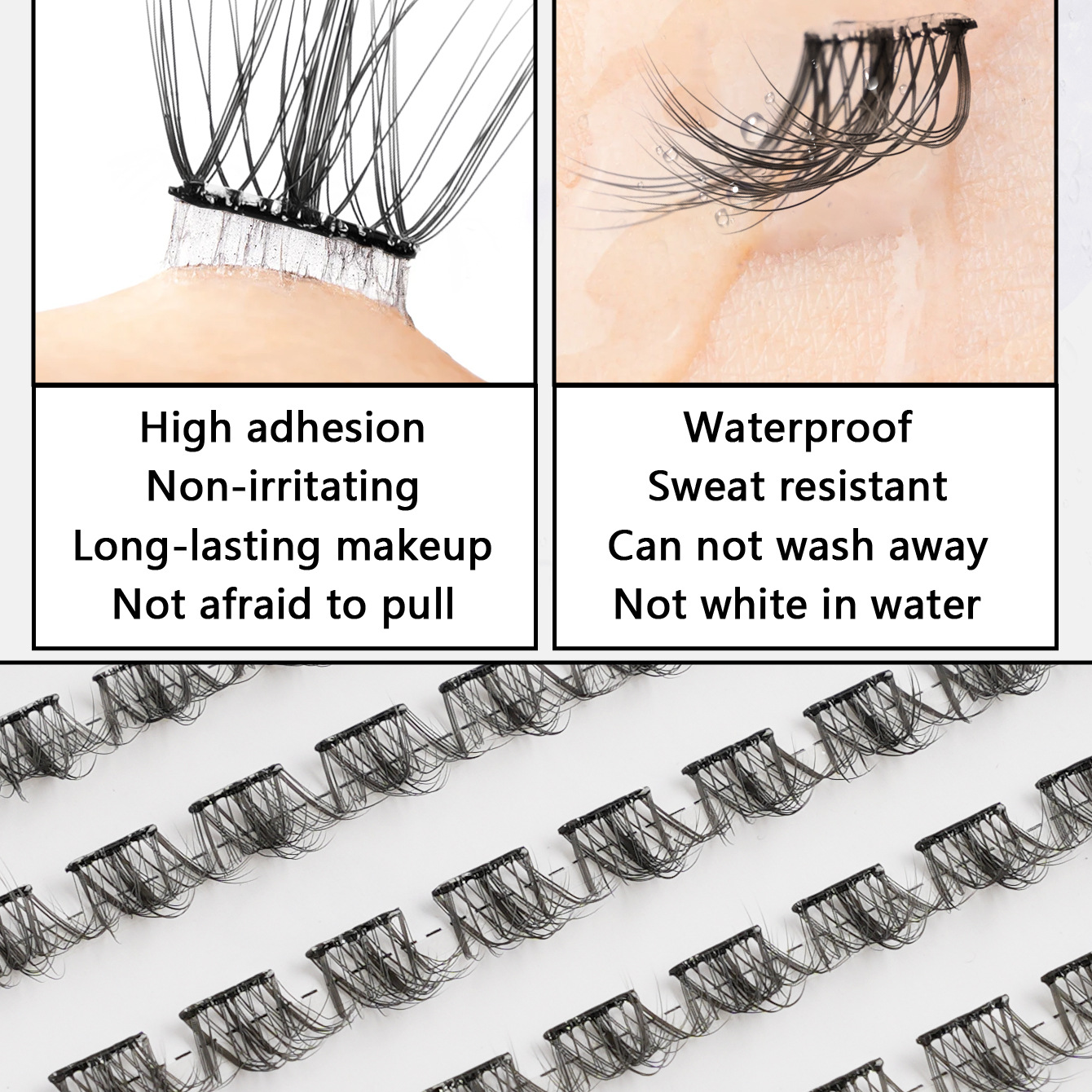 63g Weight False Eyelashes Makeup Tools Types 1 Set Quantity Imported Fiber Material Geometric Pattern Casual, Elegant, Glam Style Casual Elegant Glam Geometric Imported Fiber False Eyelashes 1 Set 3