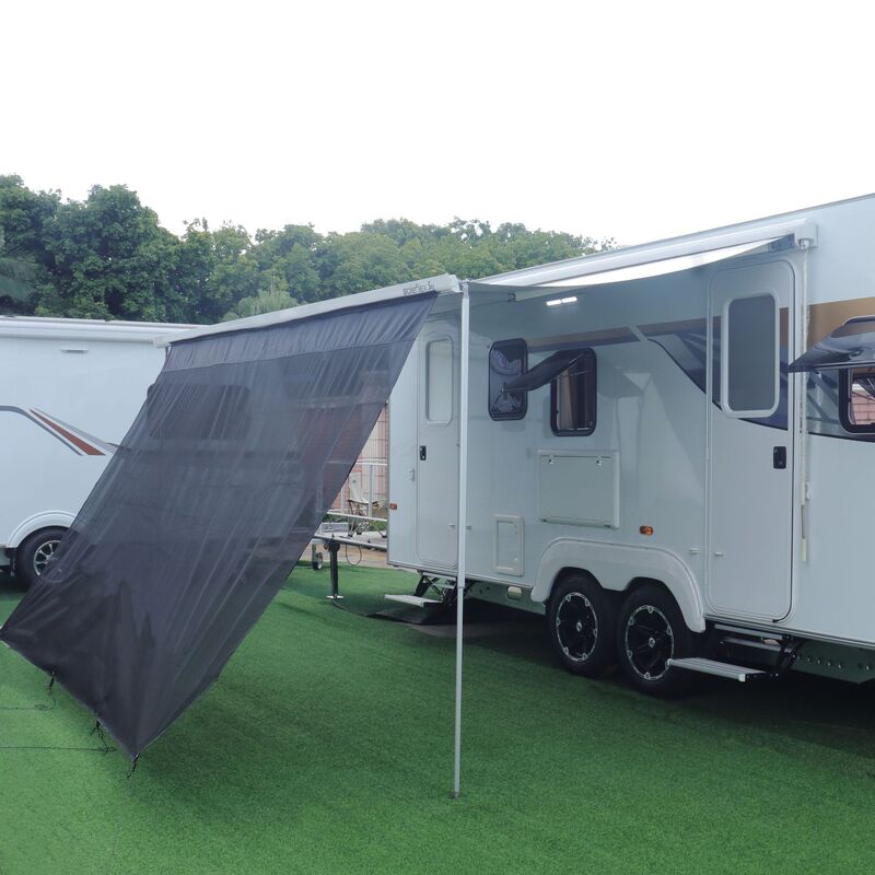 Trailer Rv Camper Travel Car Sunshade Net Curtain Sunshade Side Block Camping Style Sunshade Anti-UV Windproof Sunshade Net