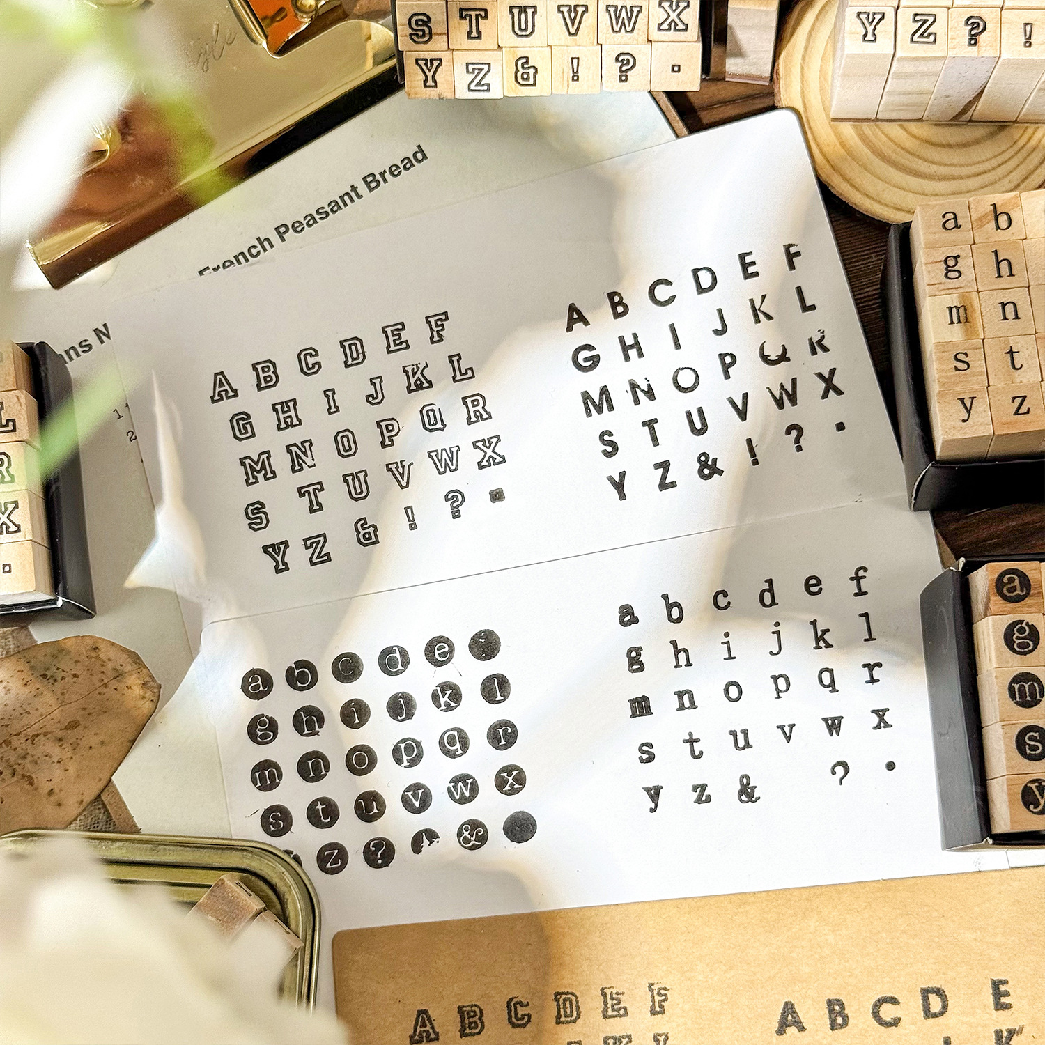 Serie espacial en inglés 30 sellos de madera de haya Sellos básicos de letras en inglés Sellos de mano de madera