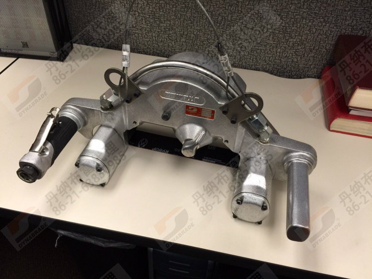 美国进口Dynabrade丹纳布雷14300工业级气动砂带机 打磨金属家具