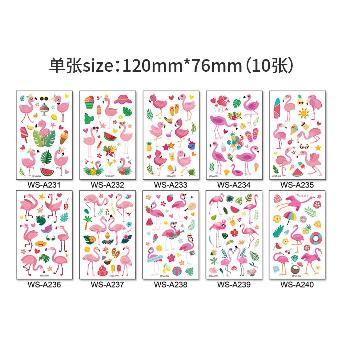 Set de Tatuajes Temporales Infantiles de Papel para Cuerpo image 24