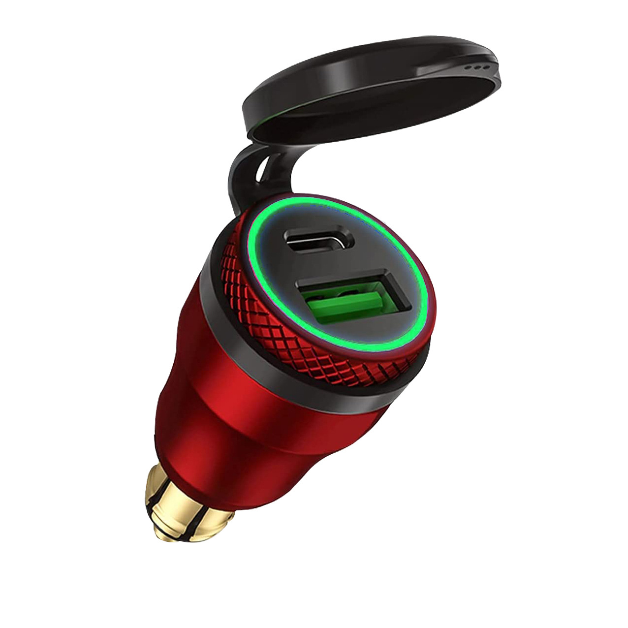 Aplicable al cargador europeo del coche de la motocicleta/al USB del cargador del coche de la motocicleta de Du Kai